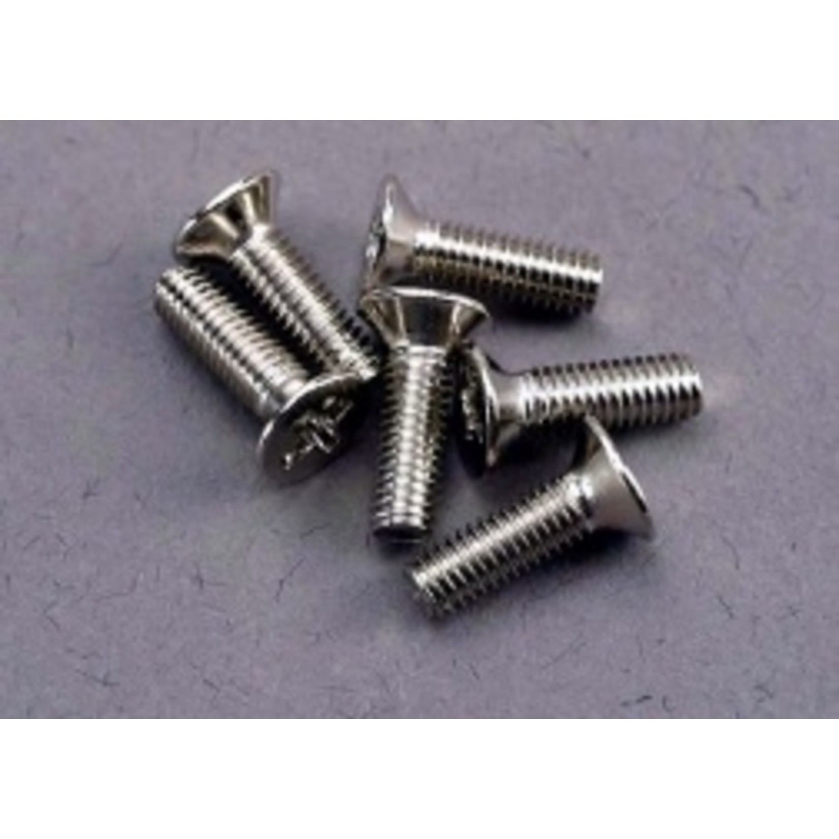 Traxxas Screws, 3x10mm countersunk machine (6)