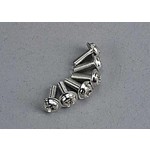 Traxxas Motor screws (3x8mm washerhead machine) (6)