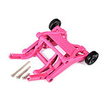 Traxxas Wheelie bar, assembled (pink) (fits Slash, Bandit®, Rustler®, Stampede® series)