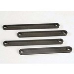 Traxxas Camber link set (plastic/ non-adjustable) (front & rear) (black)