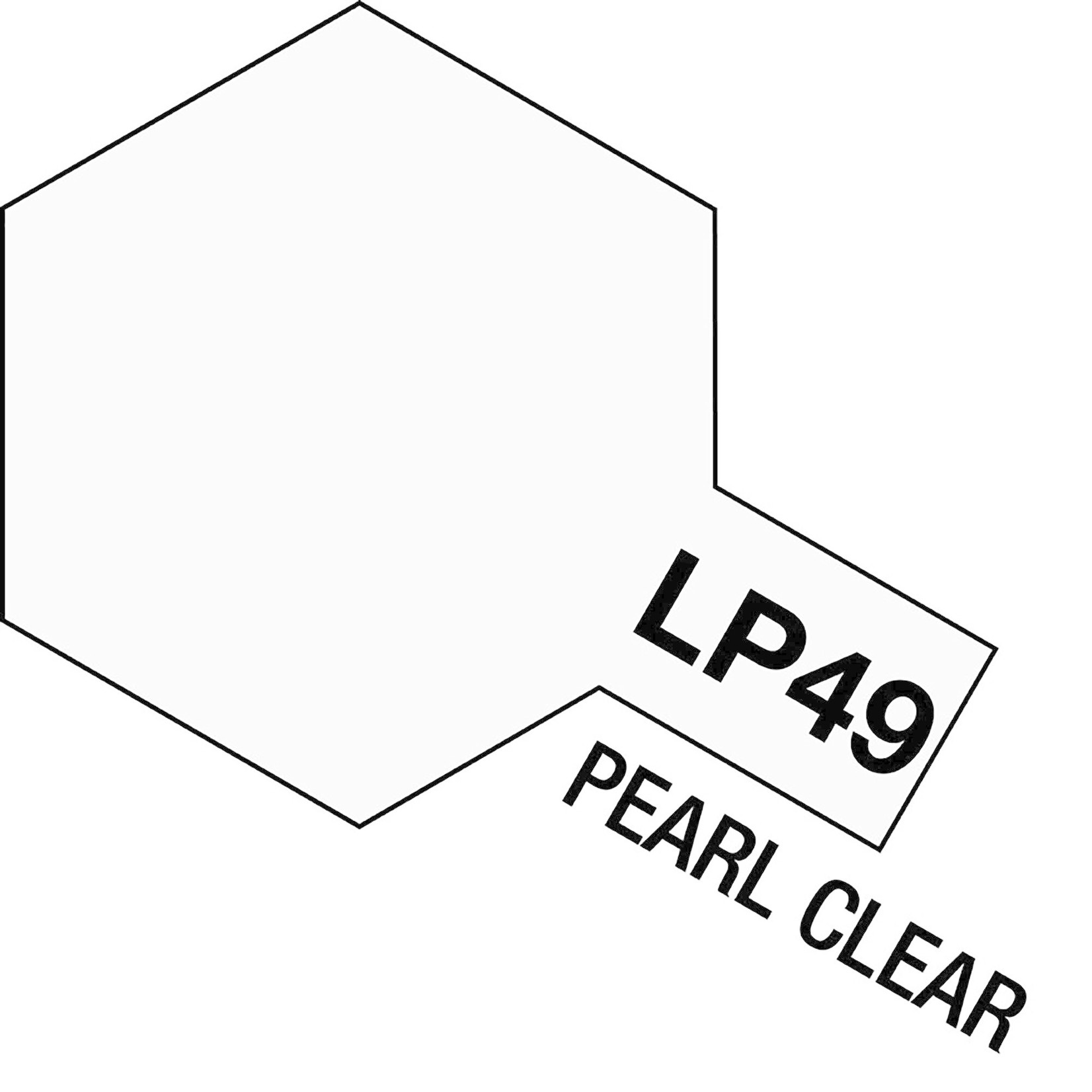 Tamiya Lacquer Paint, LP-49 Pearl Clear, 10 mL