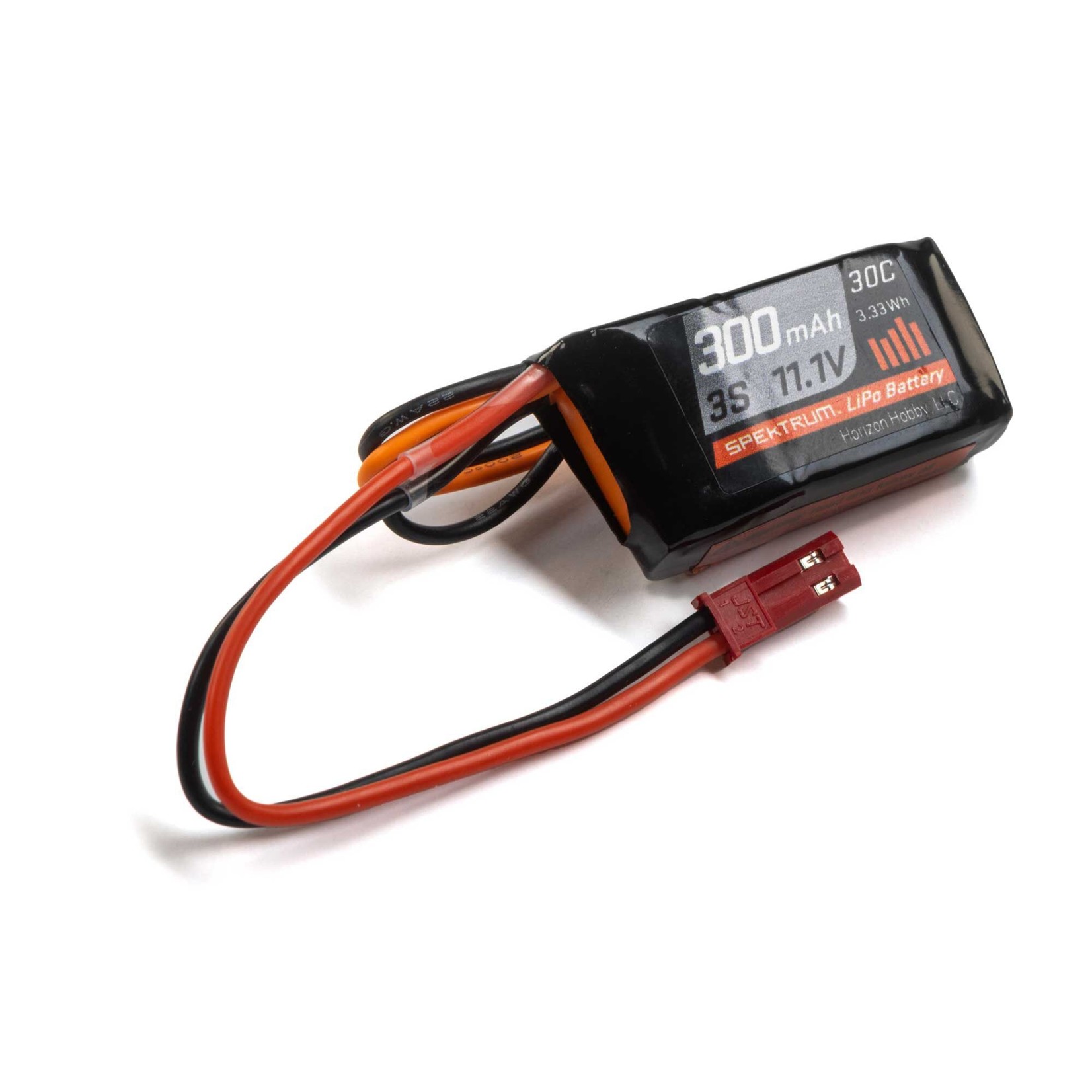 Spektrum 11.1V 300mAh 3S 30C LiPo Battery: JST