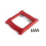 Traxxas Skid plate, roof (body) (red)/ 3x12mm CS (4)