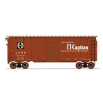 HO 40' PS-1 Box ATSF Bx57-El Captain