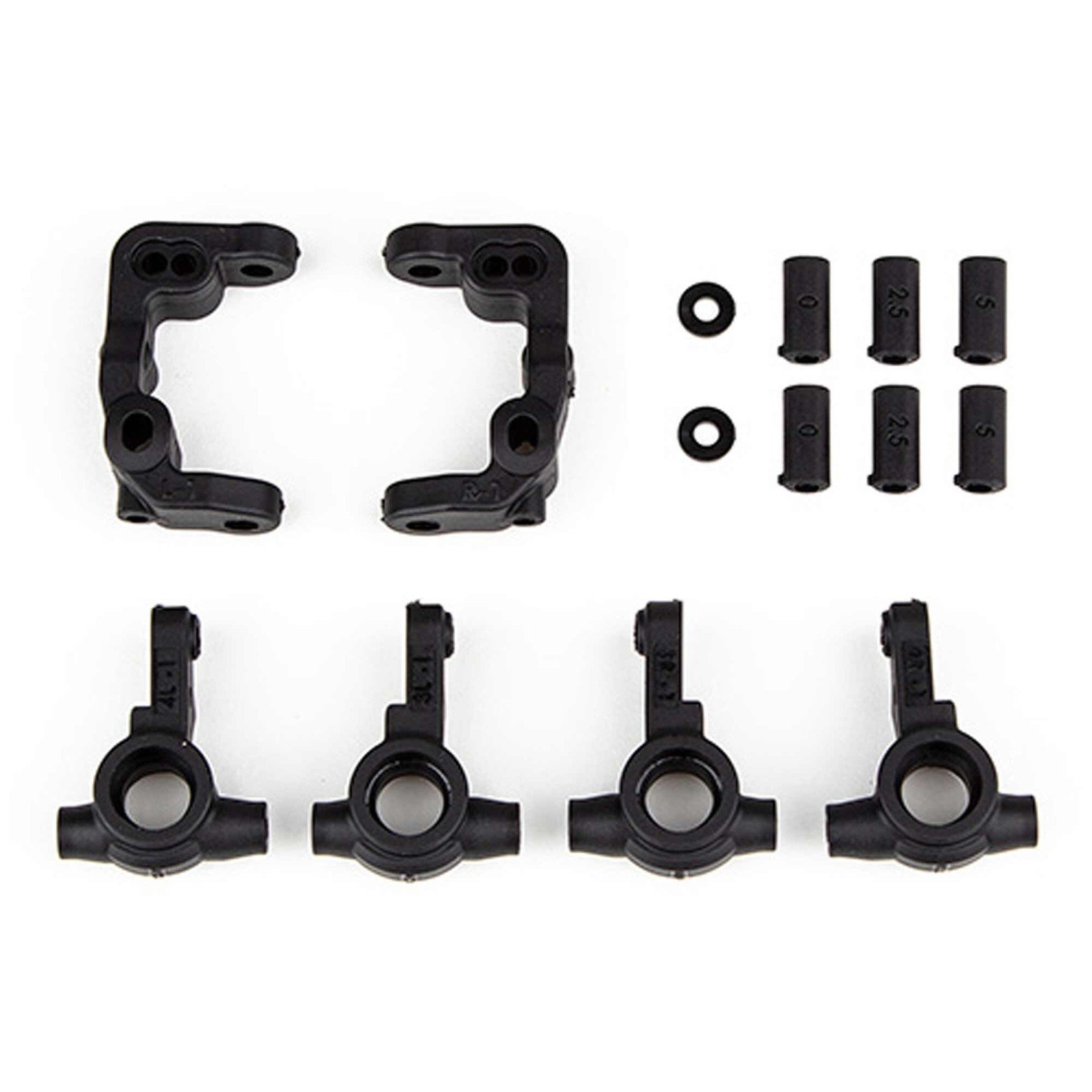 Team Associated RC10B6.4 -1mm Scrub Caster and Steering Blocks