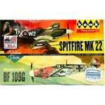 Hawk Classics 1/72 Supermarine Spitfire MK 22 / Messerschmitt BF 109G