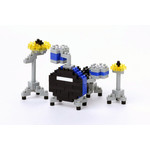 Nanoblock Drum Set Blue "Instruments",