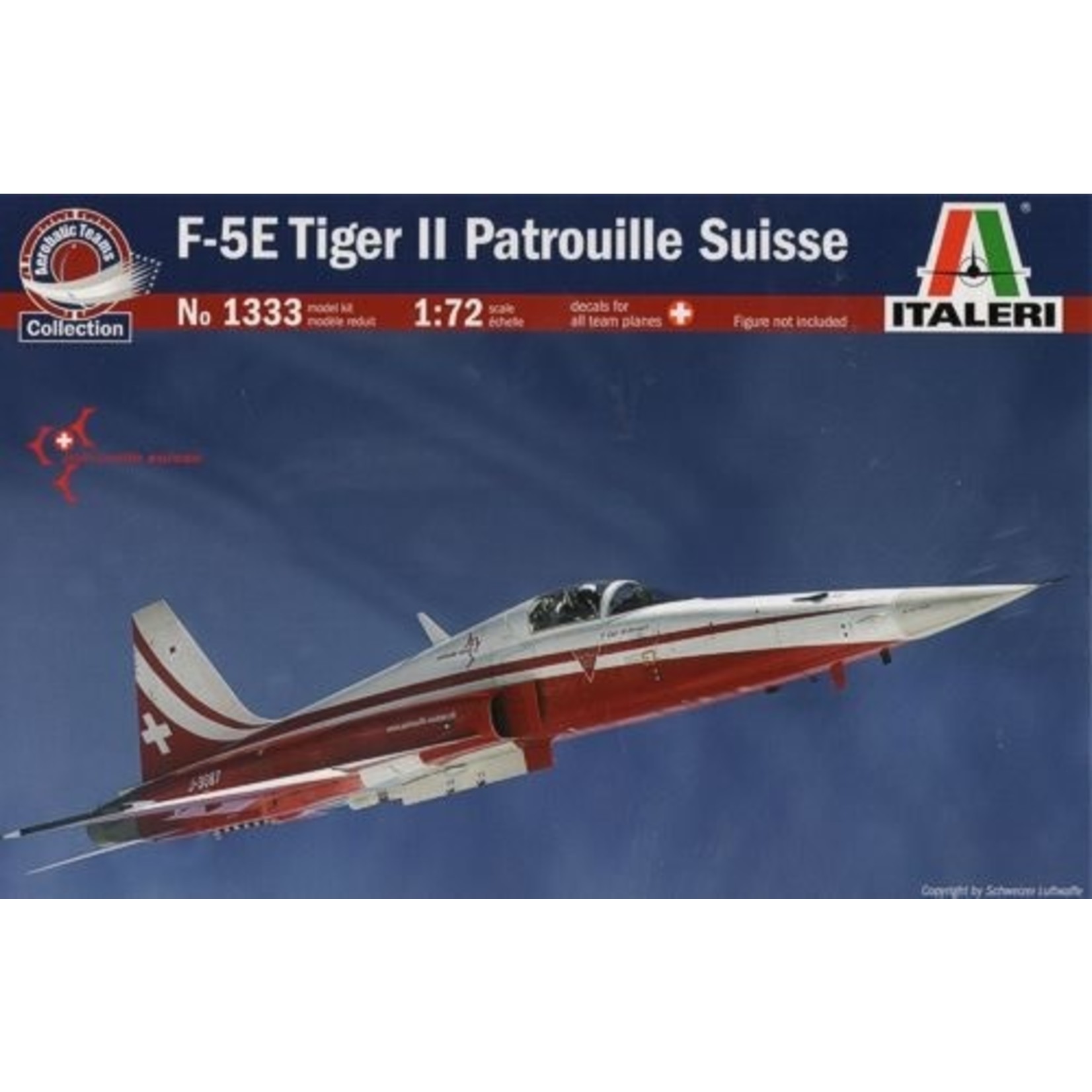 Italeri 1/72 F5E Patrouille Suisse