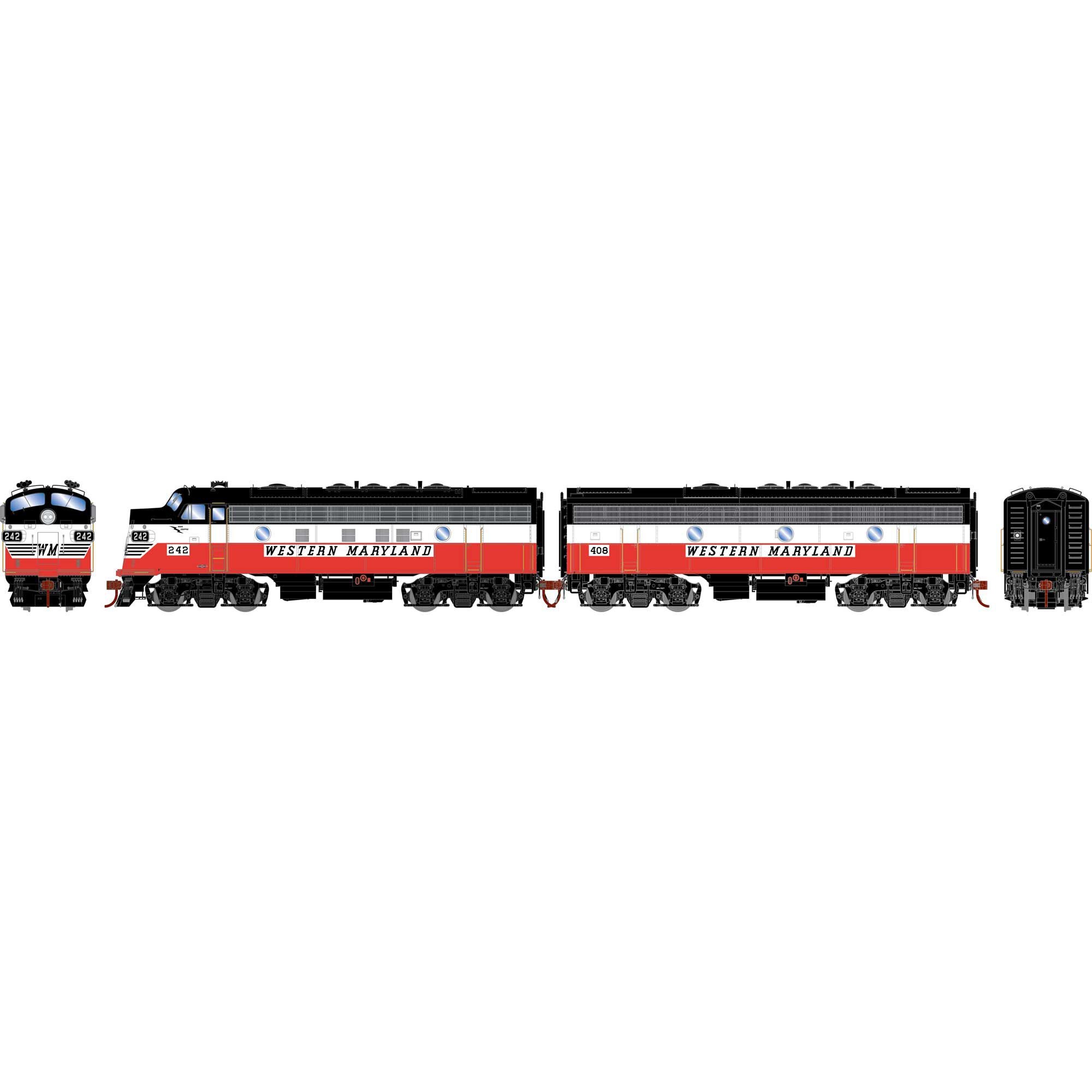 24055 Pre-Owned F-7A Diesel Locomotive L&NW - Road #46 (DCC Sound Fitted) main image 0