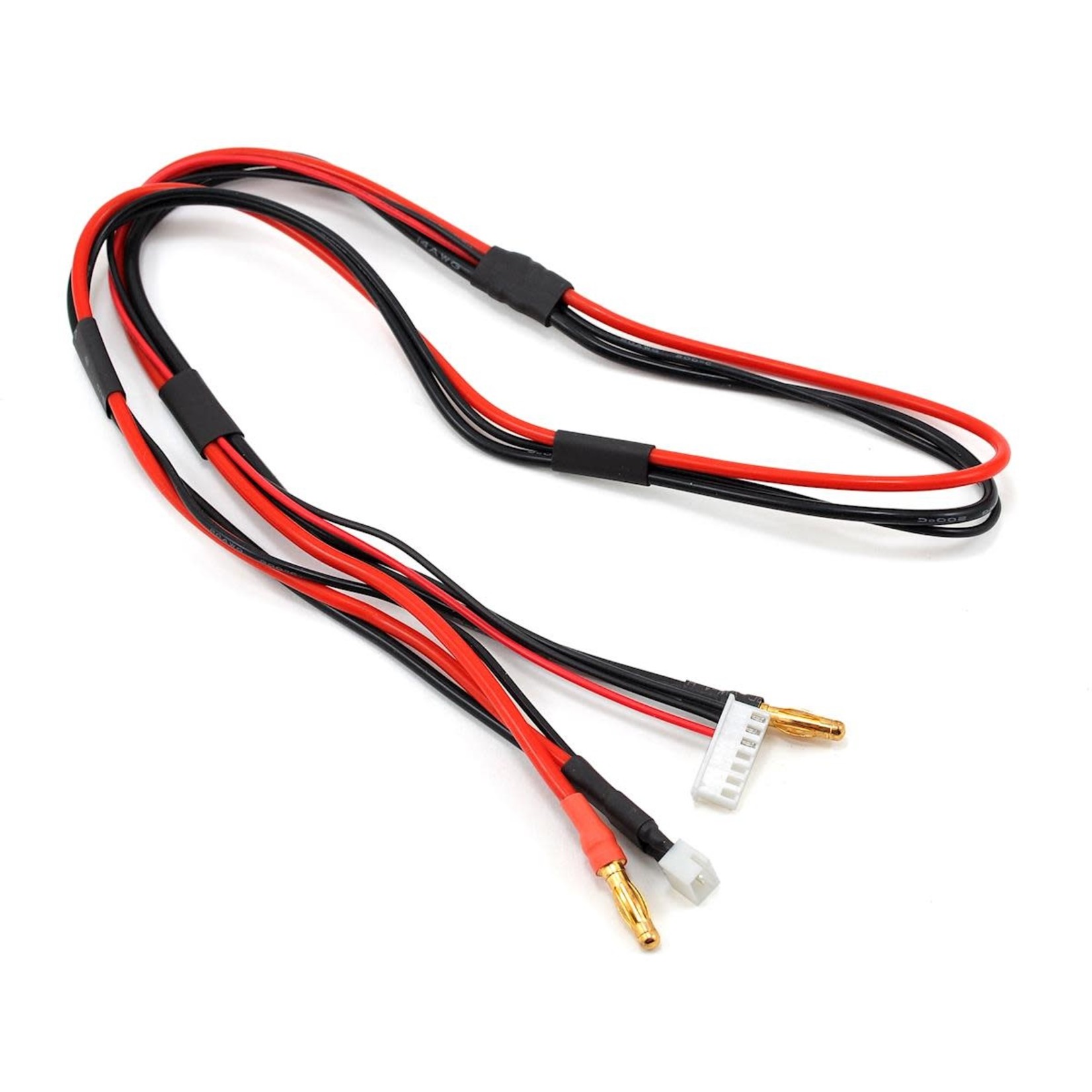 JTRC 2S 24" RC Balance Charge Lead – 4mm/5mm Bullet, Hi-Amp, For Venom, Icharger, Protek, Deans, XT60