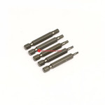 Allen (Hex) Hardened Short Steel Drivers - Set of 5 (2,2.5,3,4,5mm)