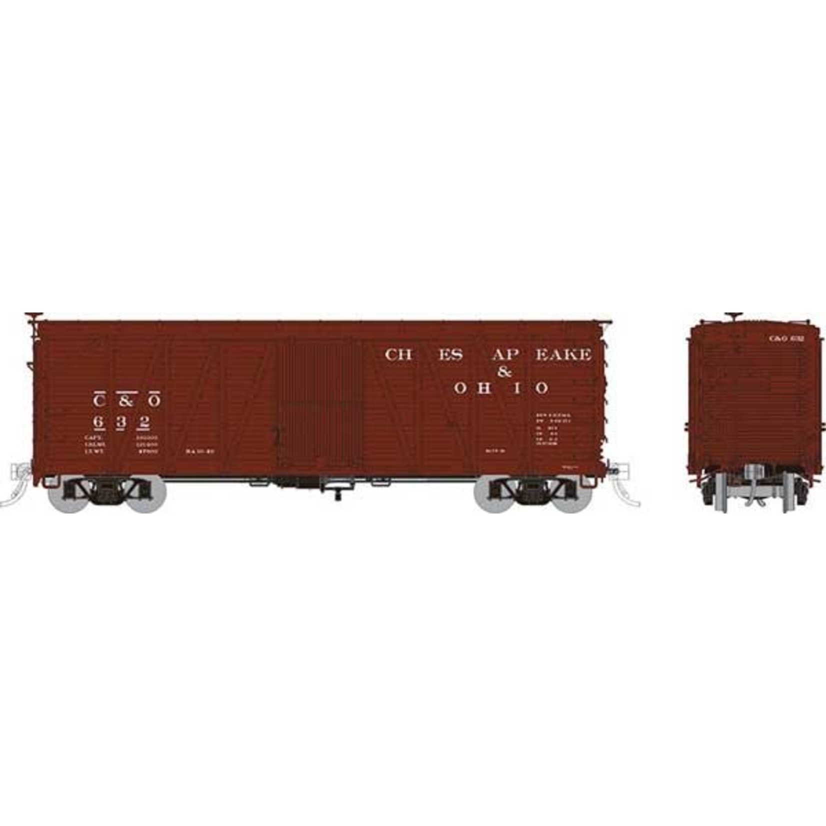 Rapido Trains Inc USRA Single Sheathed Box Car Chesapeake & Ohio
