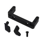 SSD RC Capra Aluminum Servo Mount Set (Black)