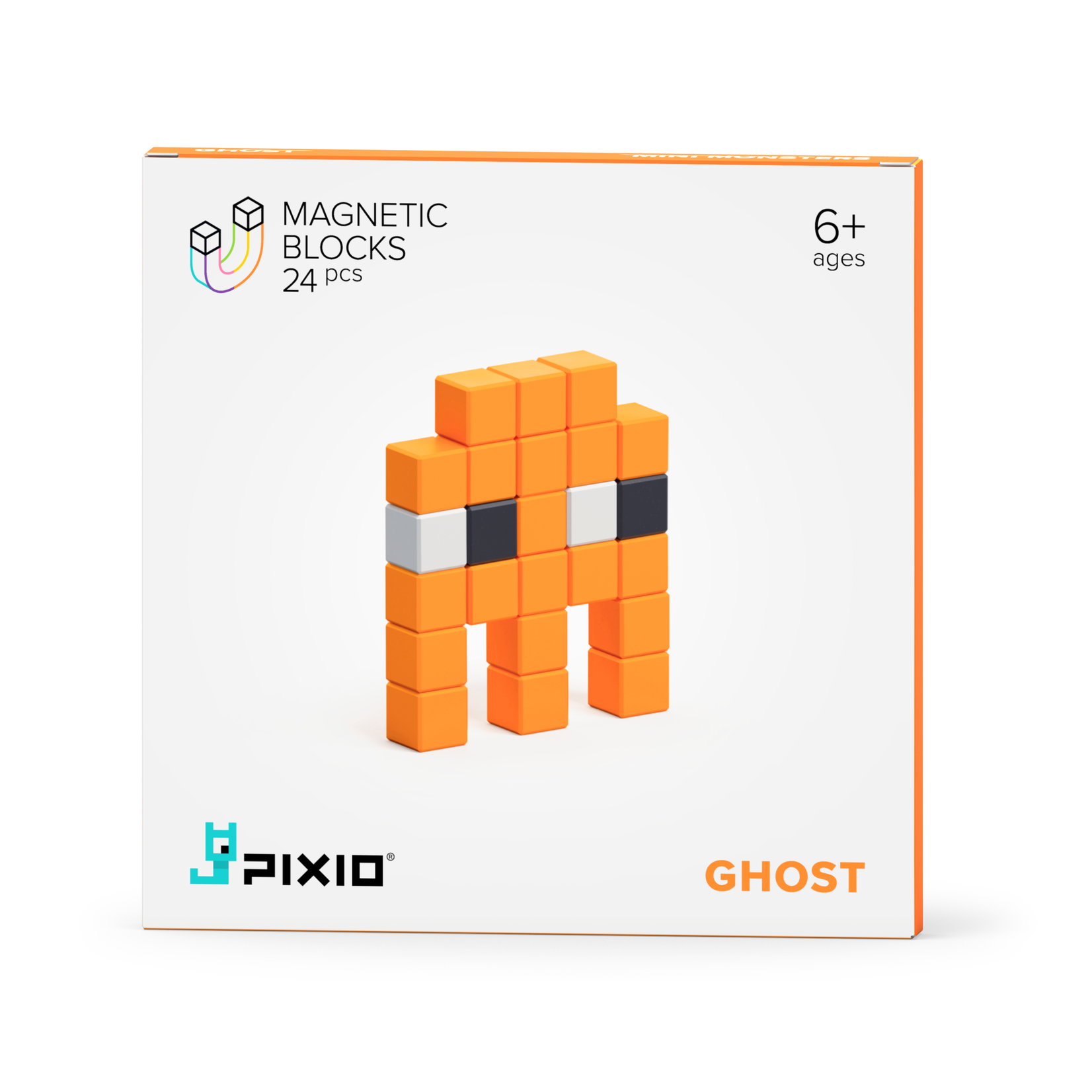 PIXIO Mini Monsters Magnetic Blocks - Ghost
