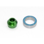 Traxxas Bearing adapter, 6061-T6 aluminum (green-anodized)