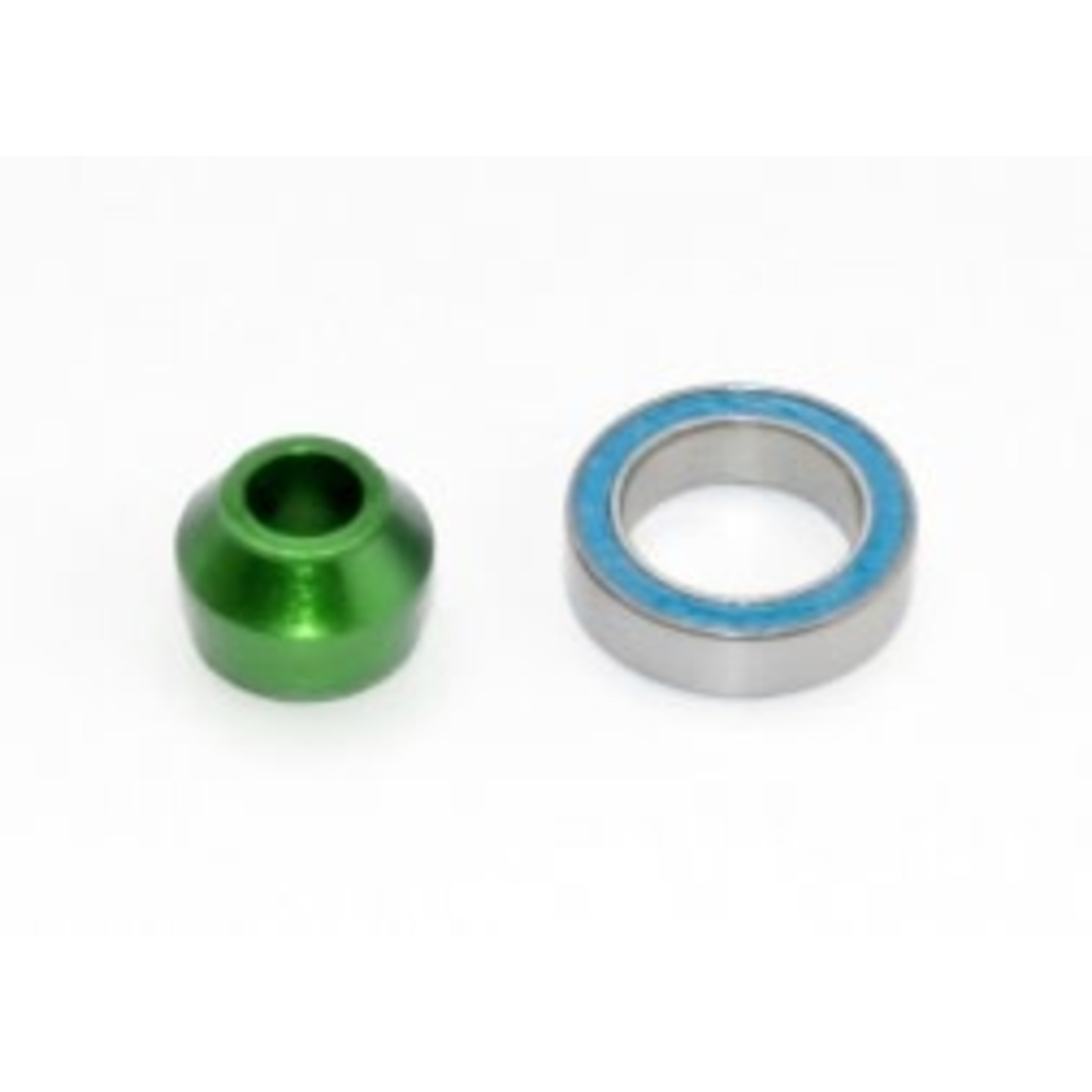 Traxxas Bearing adapter, 6061-T6 aluminum (green-anodized)