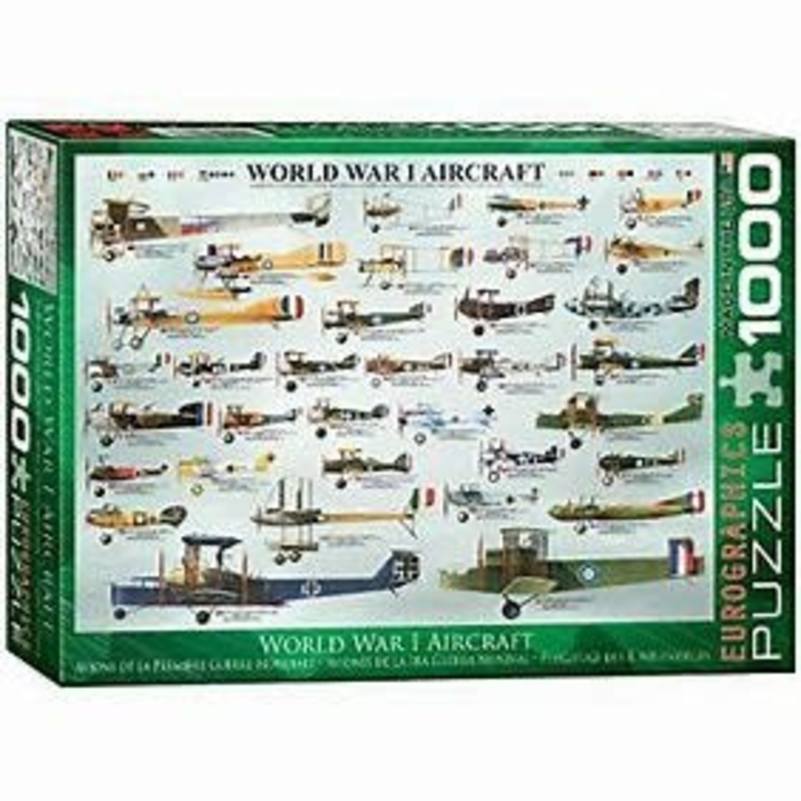 Eurographics WWI Aircraft Collage Puzzle (1000pc)