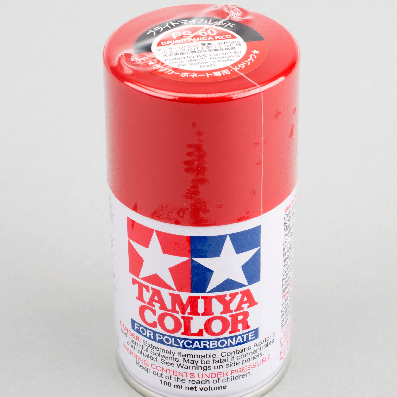 Tamiya Polycarbonate PS-60 Bright Mica Red, Spray 100 ml