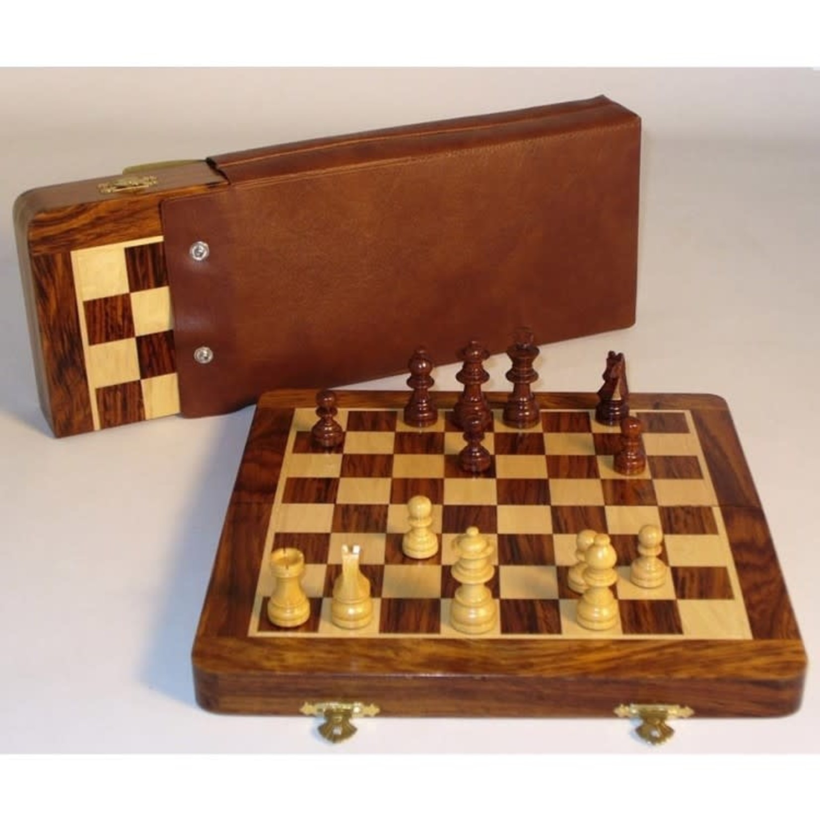 Play All Day Games 10" Magnetic Folding Chess Set w/ Pouch