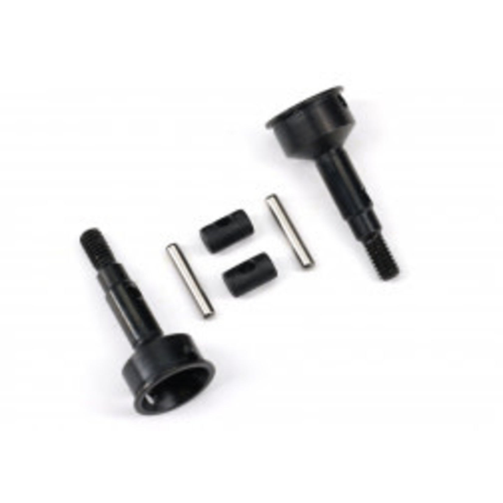Traxxas TRX-4M Stub axle, front (2)/ cross pins (2)/ drive pins (4)