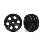 Traxxas TRX-4M Wheels, 1.0" (black) (2)