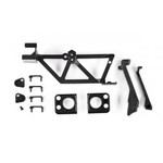 Traxxas TRX-4M Door handles (4)/ light mounts, front (left & right)/ light retainers, front bumper (left & right)/ fuel cap/ snorkel/ spare tire mount