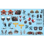 Gofer Racing 1/25-1/25 Skulls and Crossbones Decal