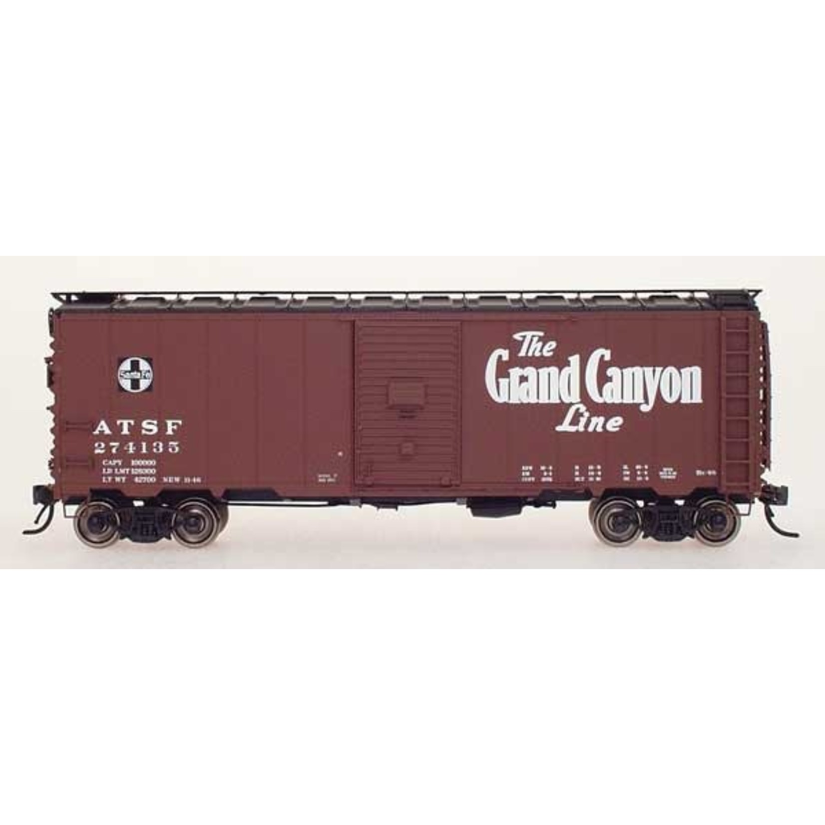 InterMountain Railway CO Santa Fe (Boxcar Red, Grand Canyon Line Slogan)