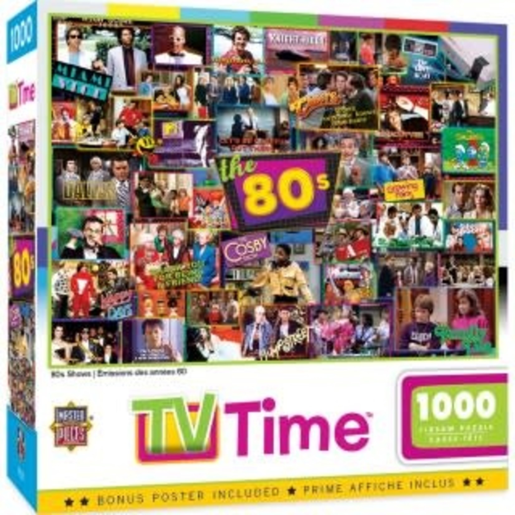Master Pieces TV Time: 1980s Shows Collage Puzzle (1000pc)