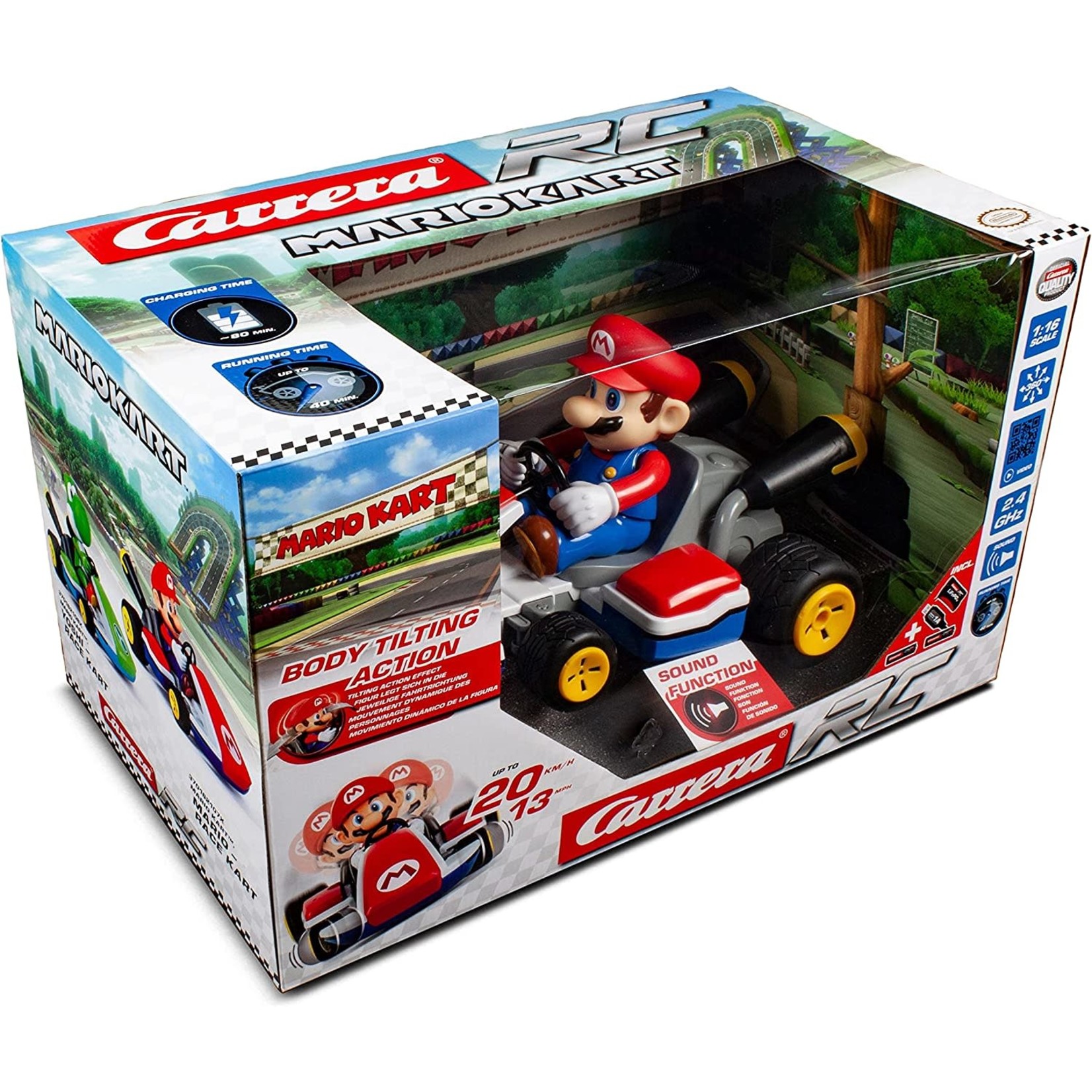 2,4GHz Mario Kart™, Mario - Race Kart with Sound - Get A Hobby