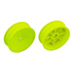 Team Associated 12mm Hex 2.2 Slim Front Buggy Wheels (2), Yellow: B6
