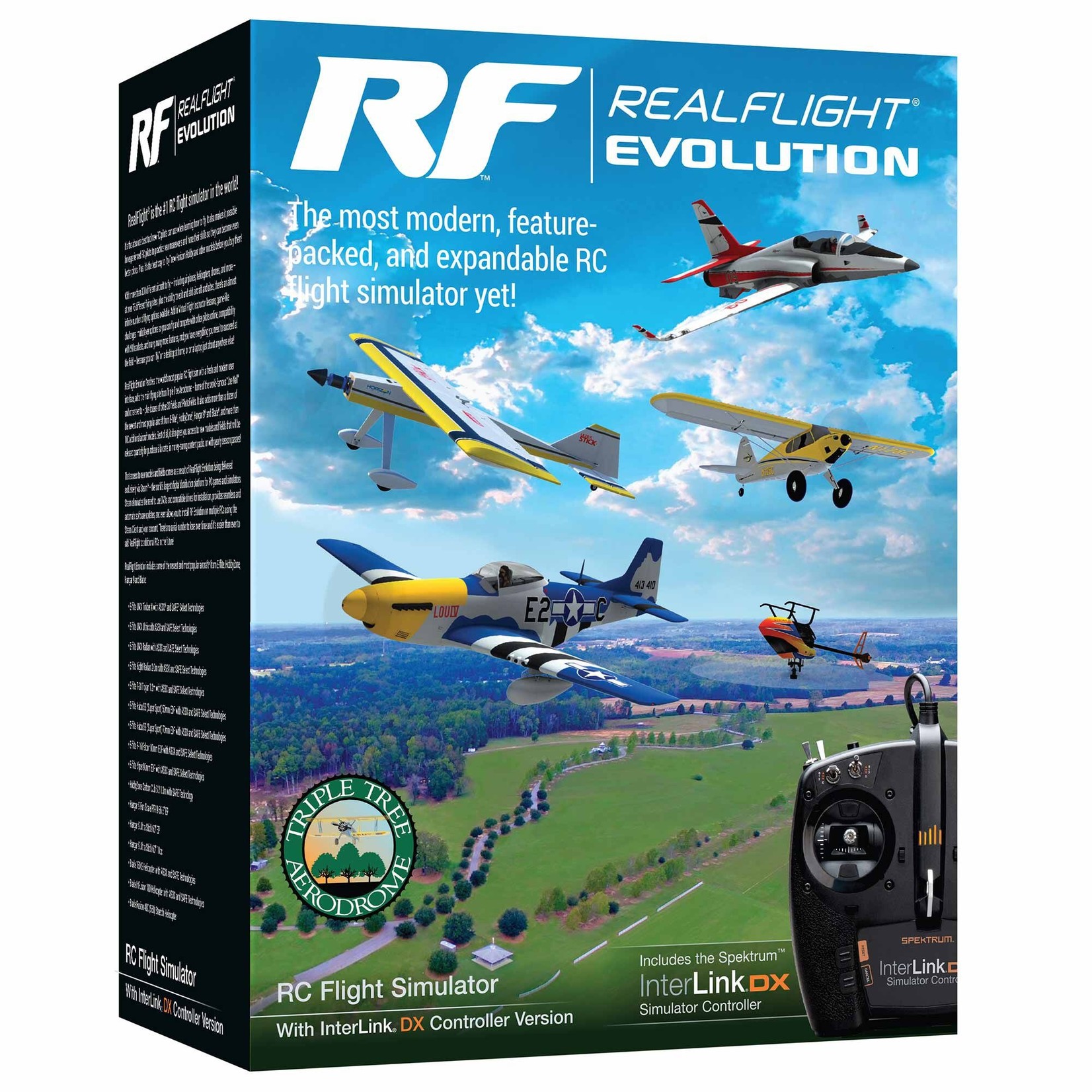 Evolution RC Flight Simulator with InterLink DX Controller