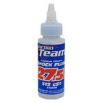 Team Associated Factory Team Silicone Shock Fluid,  27.5Wt (313 cSt) 2oz