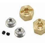 KNK (2) 12mm x 8mm wide Brass Hexes for Enduro