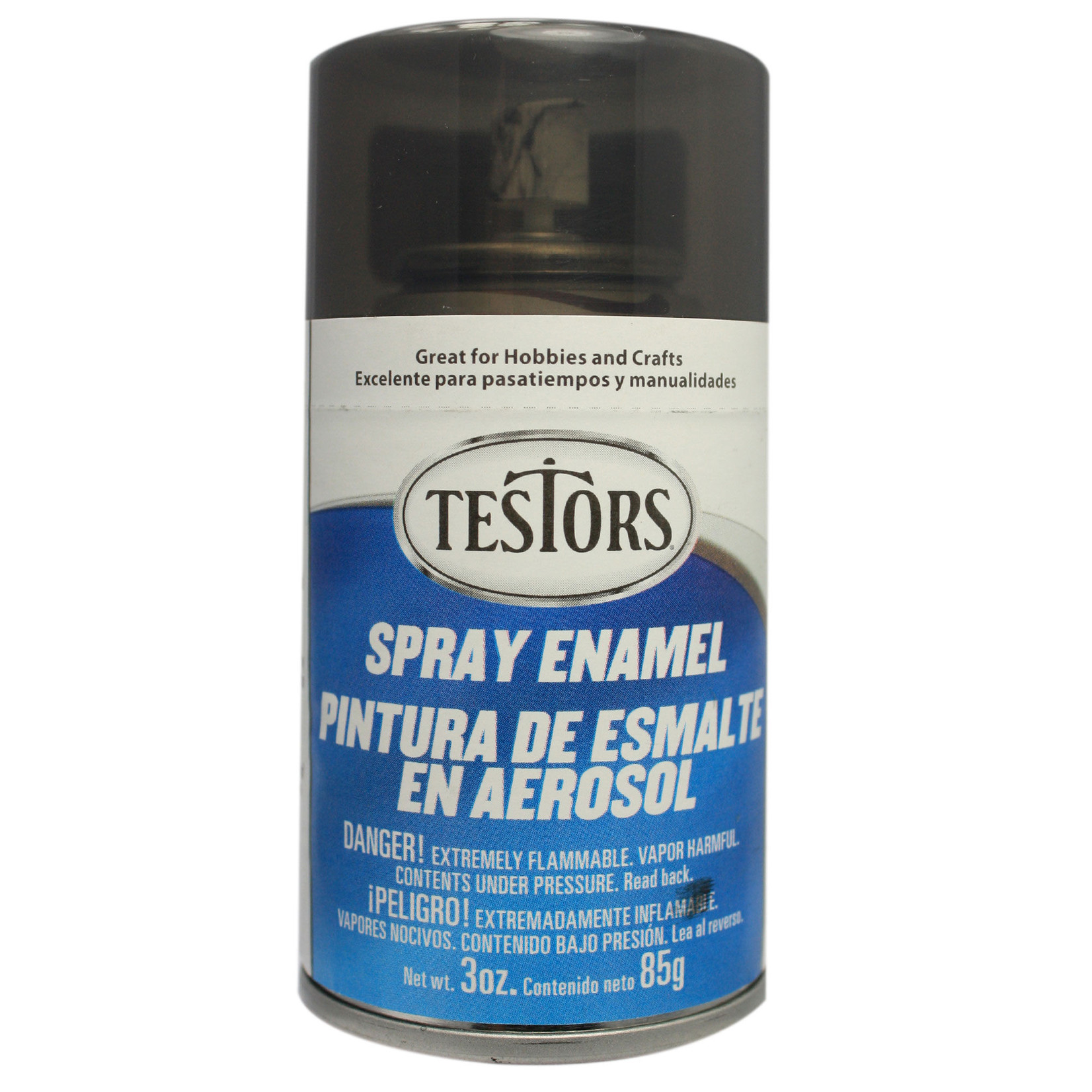 Testors Spray 3 oz Trans Black Window T