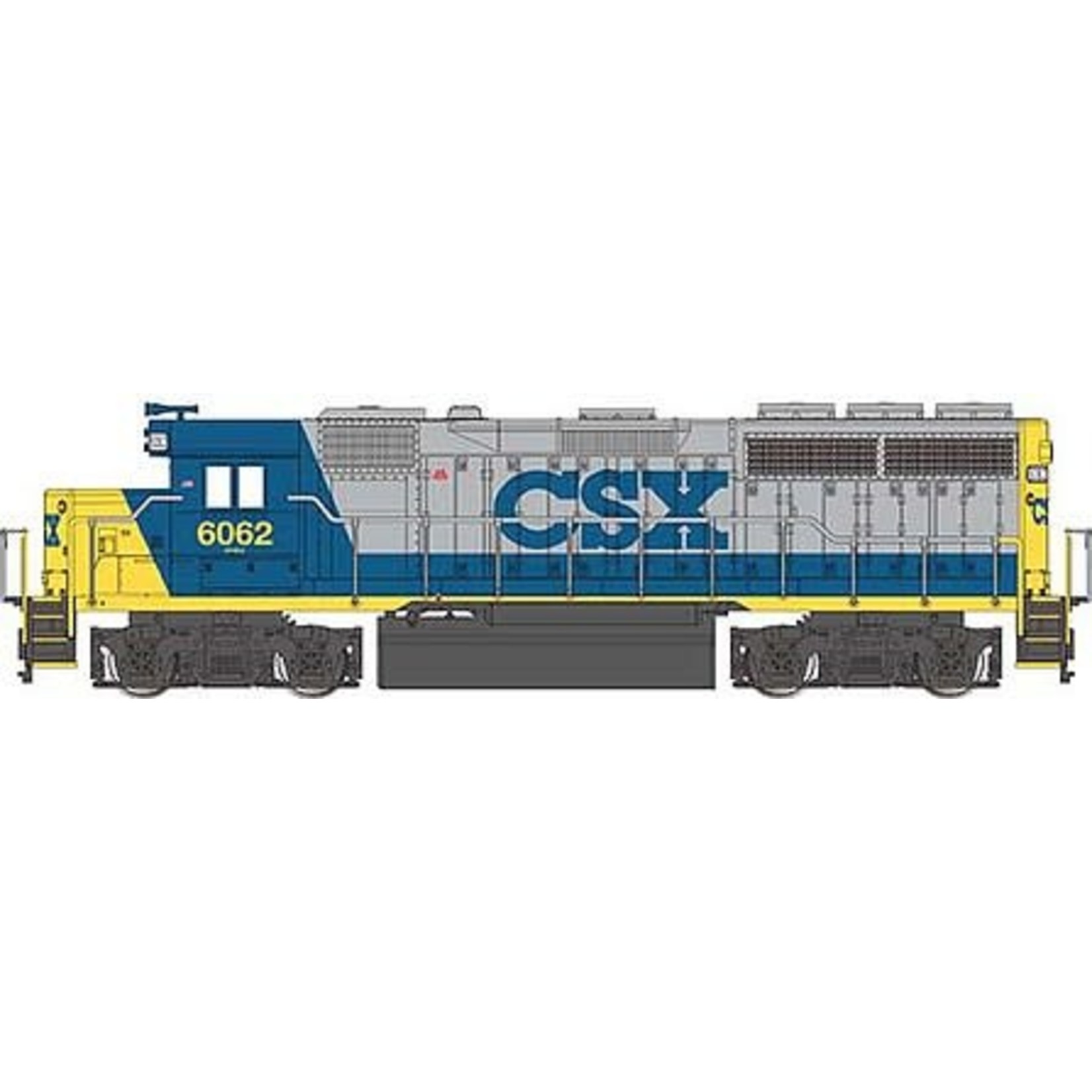 Bachmann HO GP40 Locomotive CSX #6062