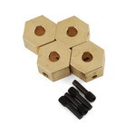 Axial Hex Hubs, Brass (7g) (4): UTB18