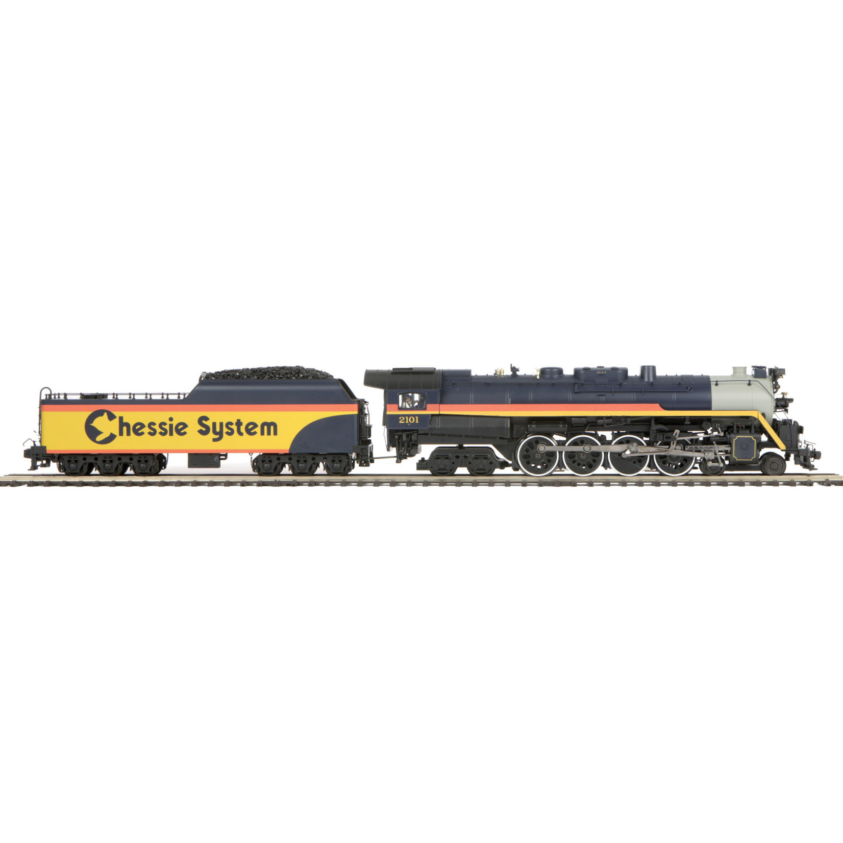 MTH Electric Trains O Scale Chessie System 4-8-4 T-1 Steam Locomotive