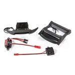 Traxxas LED light set, complete (includes bumper with LED lights, roof skid plate with LED lights, 3-volt accessory power supply, and power tap connector (with cable) (fits #6717 body)