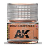 AK Interactive Real Colors: British Desert Pink Z1 Acrylic Lacquer Paint 10ml Bottle