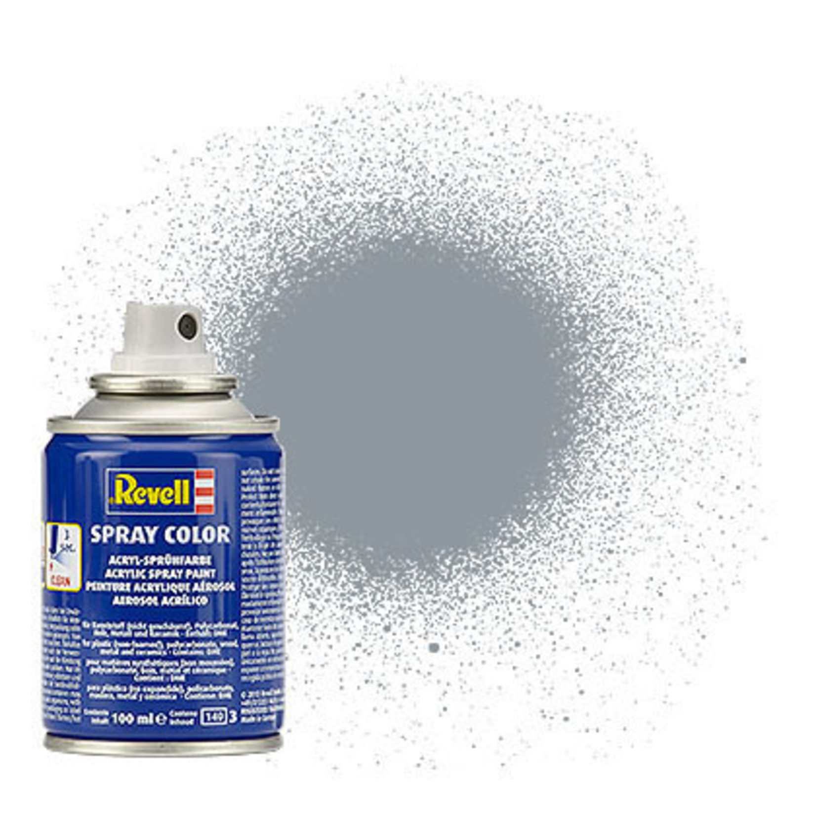 Revell 100ml Acrylic Steel Metallic Spray EACH