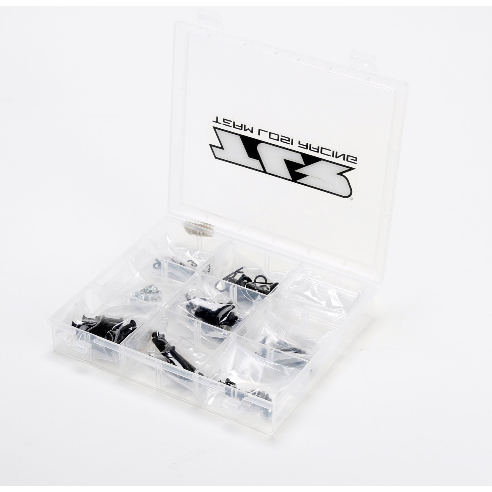 Team Losi Racing (TLR) TLR 22 Series Hardware Box, Metric: 22/T/SCT/22-4