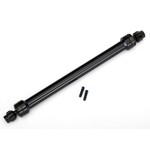 Traxxas Driveshaft, center rear, 6061-T6 aluminum (black-anodized) (fully assembled)/ 3mm screw pin (2)