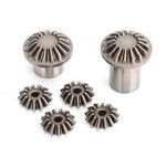 Traxxas Gear set, center differential (output gears (2)/ spider gears (4))