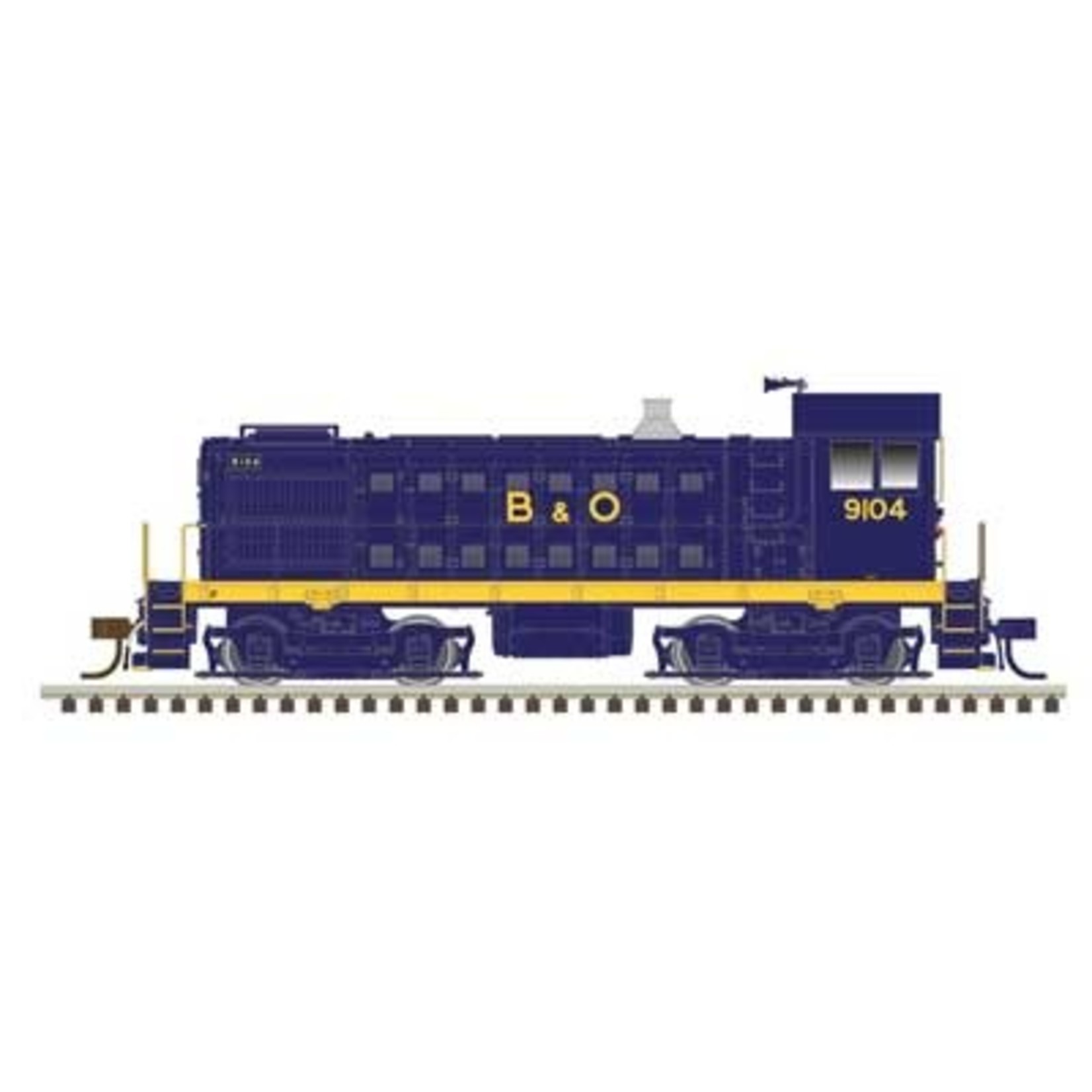 Atlas HO Baltimore & Ohio 9107 (blue, yellow)