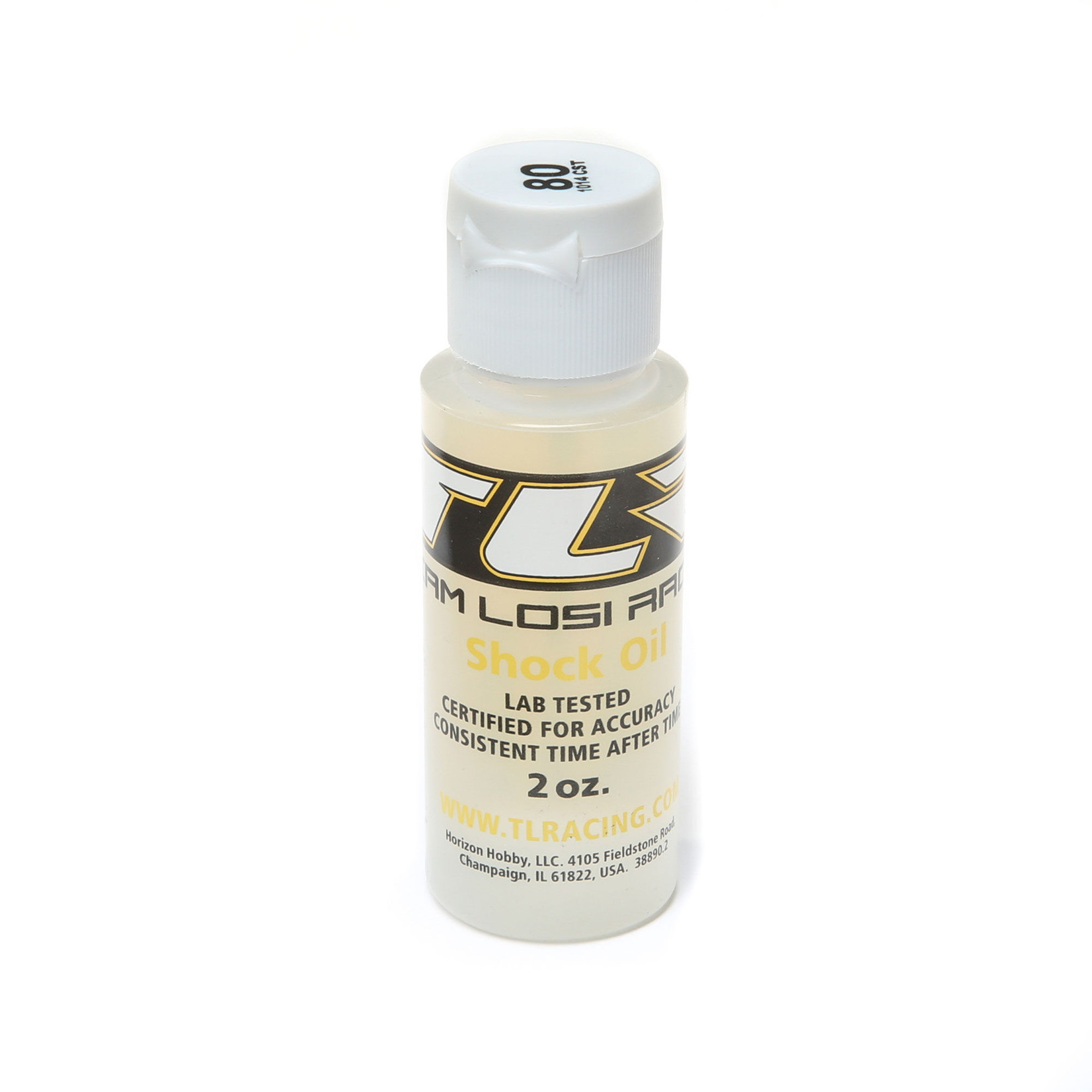 Team Losi Racing (TLR) Silicone Shock Oil, 80WT, 1014CST, 2oz