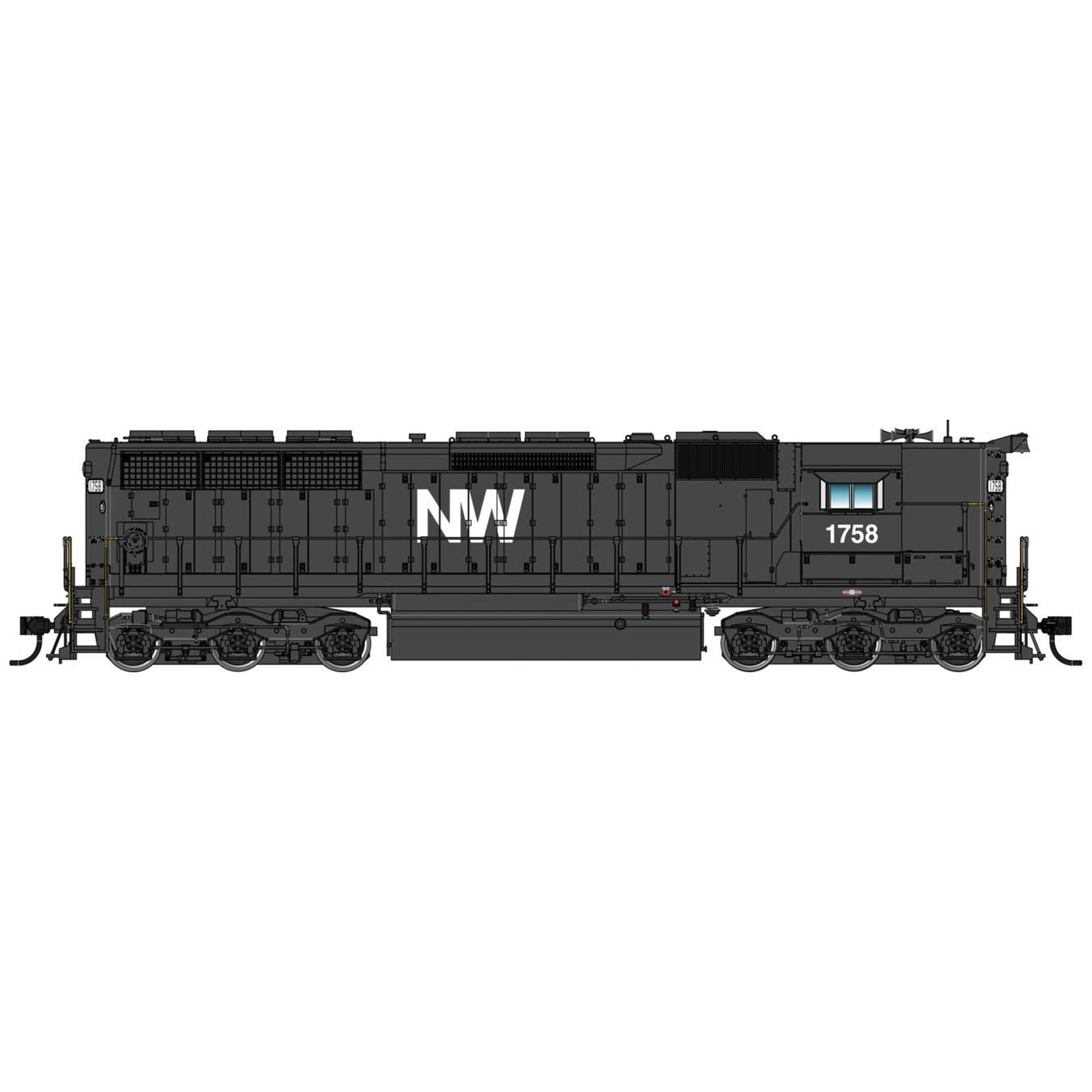 Walthers HO Norfolk & Western #1758 EMD SD45 Hi-Hood