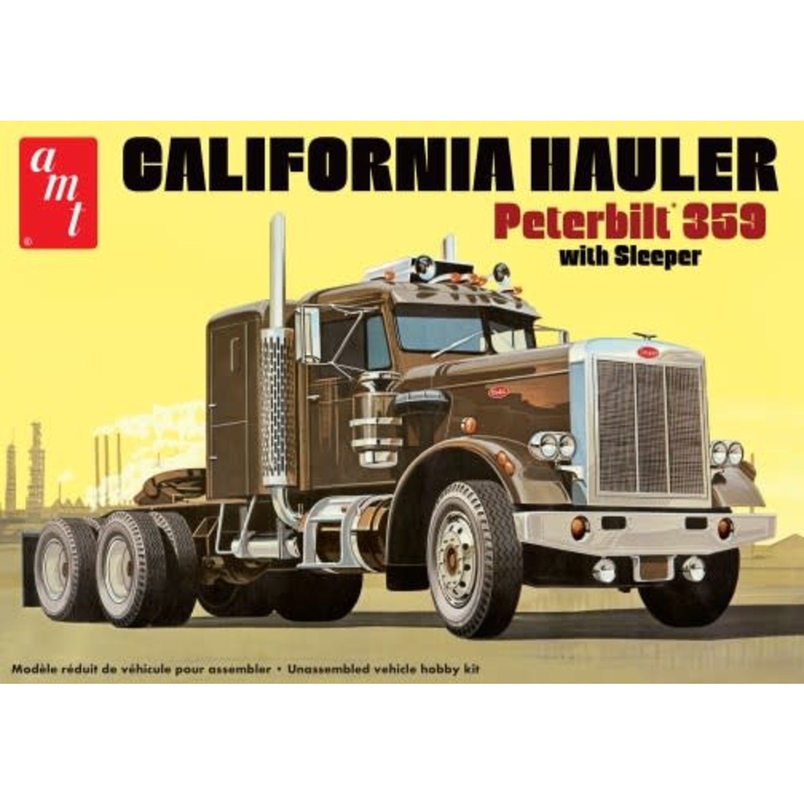 AMT 1/25 Peterbilt 359 California Hauler Tractor Cab w/Sleeper