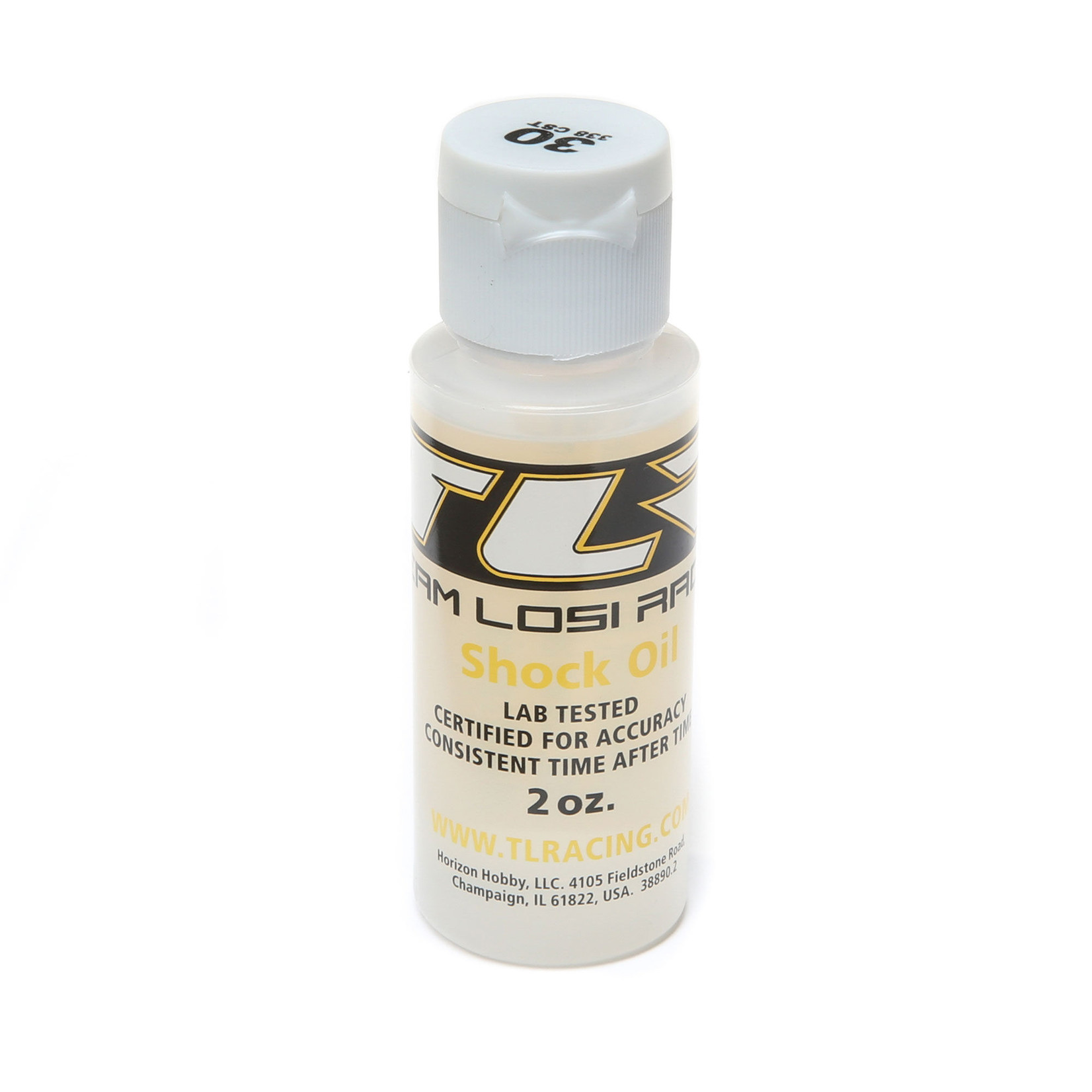 Team Losi Racing (TLR) Silicone Shock Oil, 30WT, 338CST, 2oz