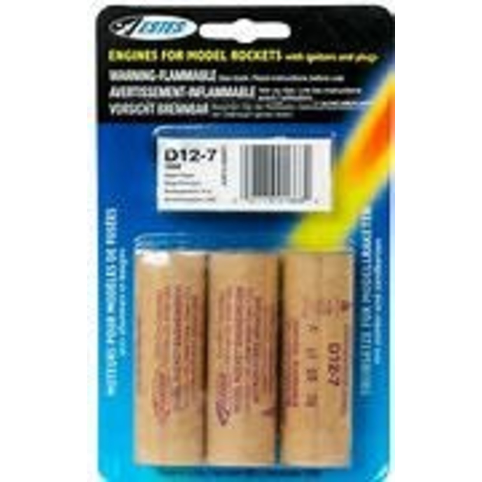 Estes Rockets 1668 D12-7 Standard Engine (3)